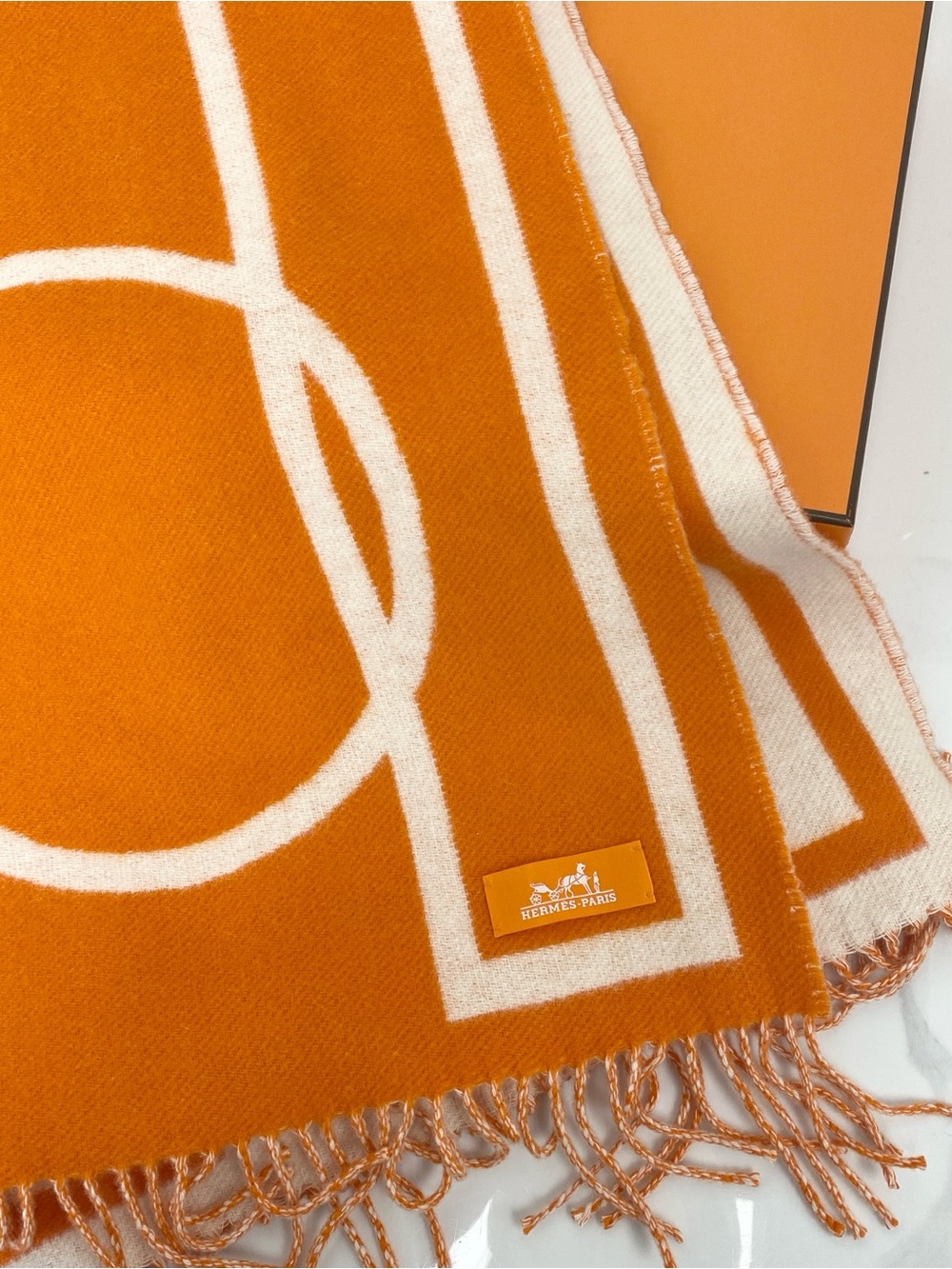 Hermès Casaque Pile ou Face Scarf
